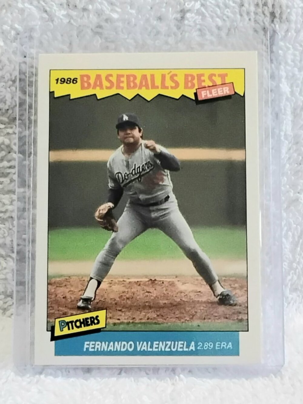 5/$20 Mint 1986 Fleer Fernando Venezuela Baseball's Best Pitchers MLB Card 41!!